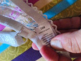 Conjunto lencería encaje blanco sin estrenar