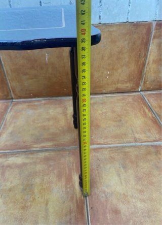 Tavolo ausiliario retrò vintage in legno