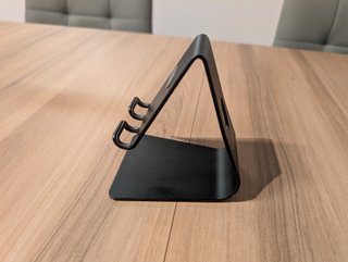 Supporto nero per cellulare o tablet