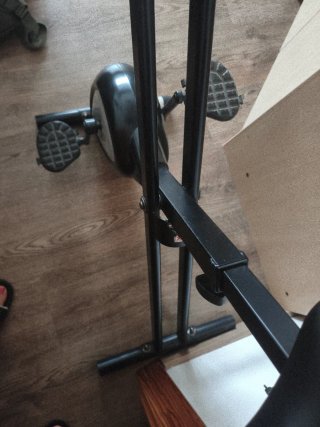 Bicicleta estática negra