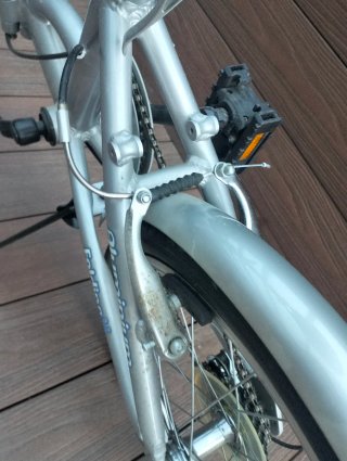 Bicicleta Plegable Founding 08 Plata