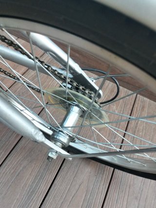 Bicicleta Plegable Founding 08 Plata