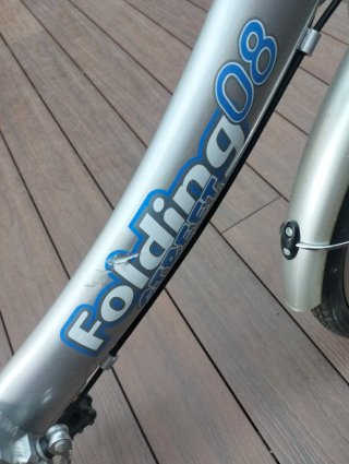 Bicicleta Plegable Founding 08 Plata