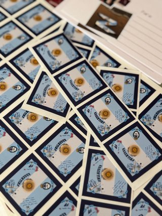 Conjunto de Arg bandana mas pañuelo Sofia