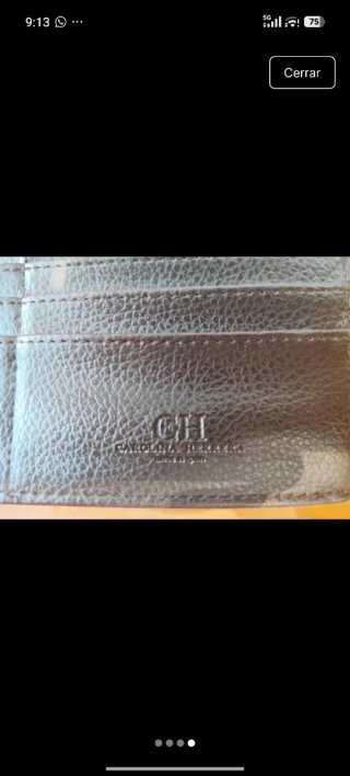 Cartera Carolina Herrera Beige