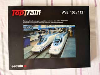 Tren AVE 102 Toptrain Azul