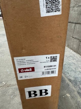 Condensador/radiador aire de Mersedes-Bens GLA 180