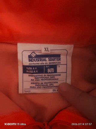 Tuta da lavoro XXL