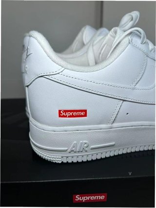 Nike Air Force 1 x Supreme Blanco Talla 38.5
