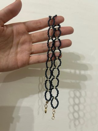 Collar de cuentas artesanales