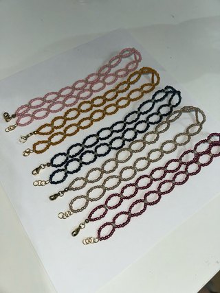 Collar de cuentas artesanales