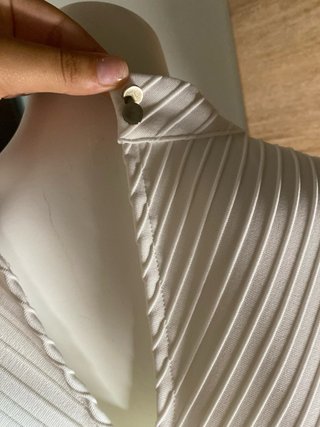 Vestido blanco evasé verano