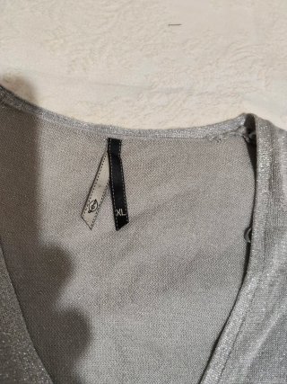 Stradivarius cárdigan hilo metalizado XL