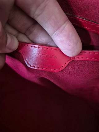 Bolso Louis Vuitton Saint Jacques Epi Rojo