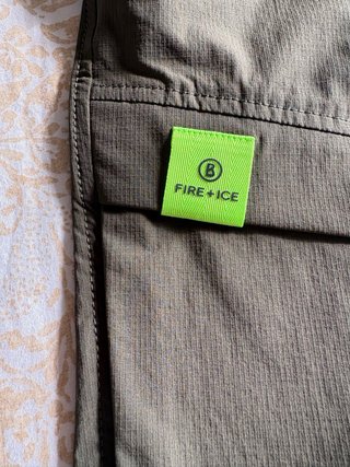 Pantalones cortos senderismo Fire+Ice verde