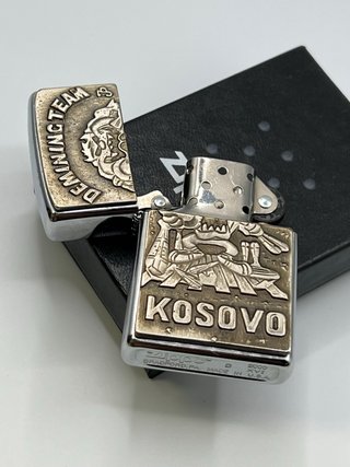 Zippo Demining Team Kosovo 2000 Original USA