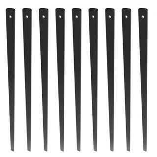 Balustres Metálicos para Escaleras, 32.28" x 1" x 0.2" Espigas Decorativas de Aleación de Aluminio, Paquete de 51 Balustres para Deck con Tornillos, Barandilla Hueca Clásica Recubierta de Polvo Ne...