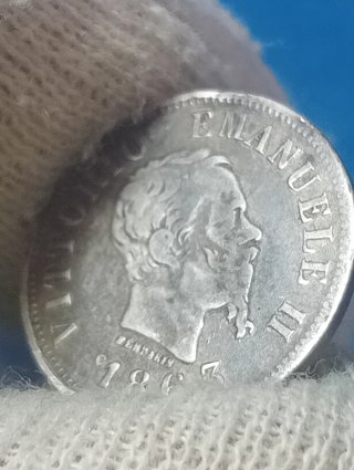 Moneta Regno d'Italia 50 Centesimi Argento