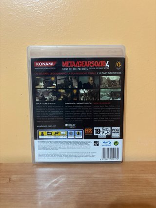 Metal Gear Solid 4 PS3 Guns of the Patriots