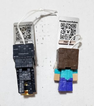Kinder Sorpresa Minecraft Enderman Steve