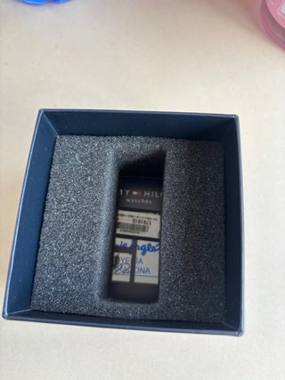 Reloj Tommy Hilfiger Hombre Negro/Plata