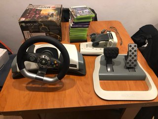 Consola volante y Pedales Xbox360 Edición Limitada