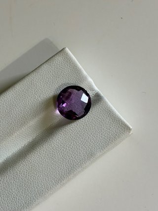 Ametista naturale 4.00 ct taglio round brillante.