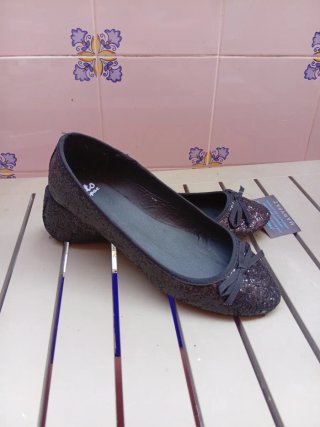 Bailarinas negras brillantes