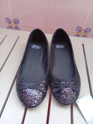 Bailarinas negras brillantes