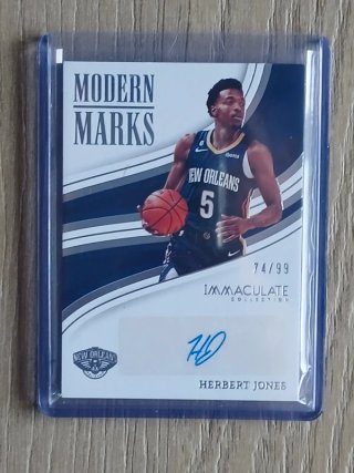 Tarjeta Herbert Jones 74/99 Firmada