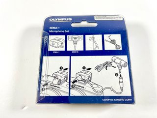Set microfono Olympus SEMA-1 con adattatore EMA-1 per fotocamere PEN