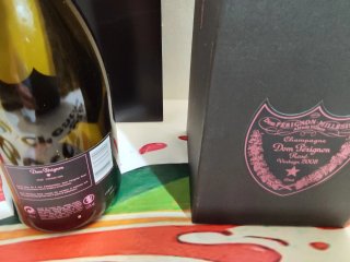 Bottiglia Dom Perignon Rosé 2008 Vuota