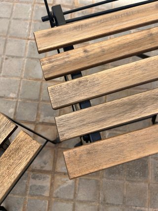 Conjunto 3 Sillas Plegables Exterior