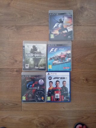 Lote 5 Giochi PS3/PS5: F1, Call of Duty, Gran Turi