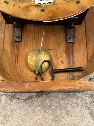 Reloj antiguo ojo de buey