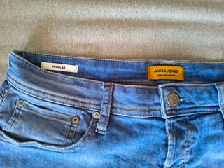 Pantalón corto vaquero Jack & Jones azul