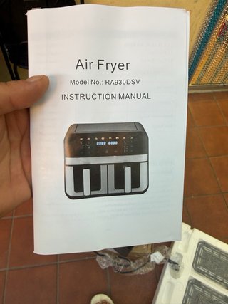 Freidora de aire doble