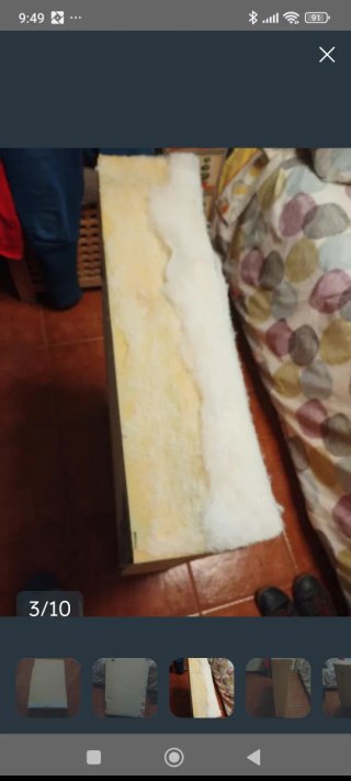 Materassino in schiuma 59x94x17