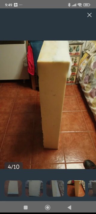 Materassino in schiuma 59x94x17