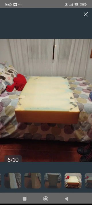 Materassino in schiuma 59x94x17