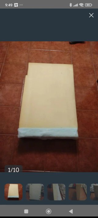 Materassino in schiuma 59x94x17