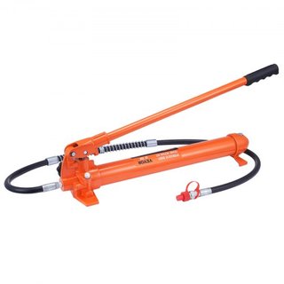 Kit Porta Poder de 20 Toneladas, Gato Hidráulico Portátil con Manguera de Aceite de 4.6 pies/1.4 m, Herramienta de Reparación de Chasis de Automóviles con Estuche de Almacenamiento para Automotriz...