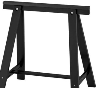 Tablero 150x75 cm + 2 Caballetes IKEA Negro