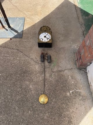 Reloj de pared antiguo tipo morez