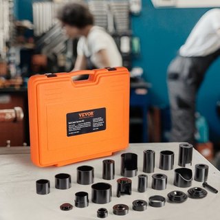 Kit de Prensa de Articulación de Bola, 25 piezas, Kit de Herramientas, Herramientas para Quitar e Instalar Articulaciones de Bola C-prensa, para la Mayoría de los Coches 2WD y 4WD, Kit de Reparaci...