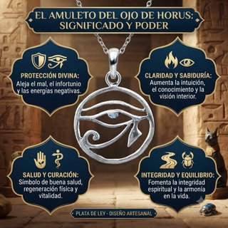 Ojo de Horus Plata de Ley