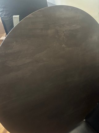 Tavolo rotondo effetto marmo IKEA