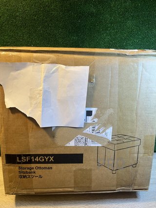 Pouf con scatola di stoccaggio