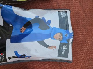 Costume Cavalluccio Marino Blu 3-9 anni