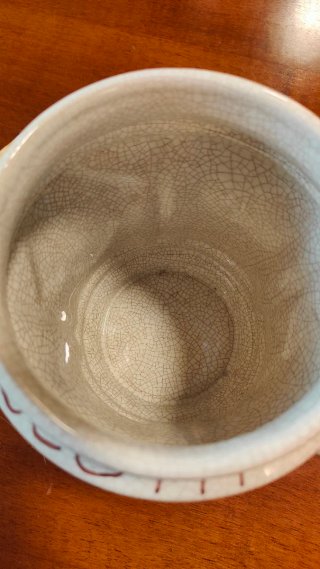 Barattolo per biscotti in ceramica artigianale